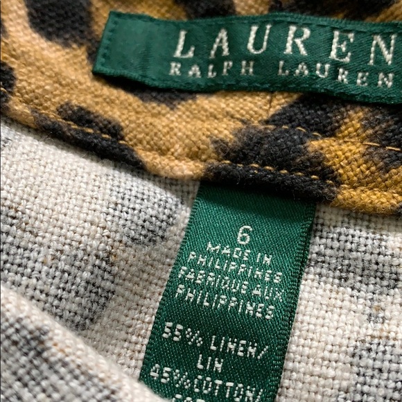 RALPH LAUREN LEOPARD PRINT SKIRT - Picture 8 of 8